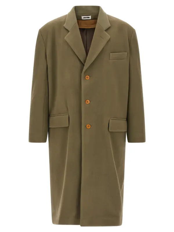 'Polleggio' reversible coat MAGLIANO Green