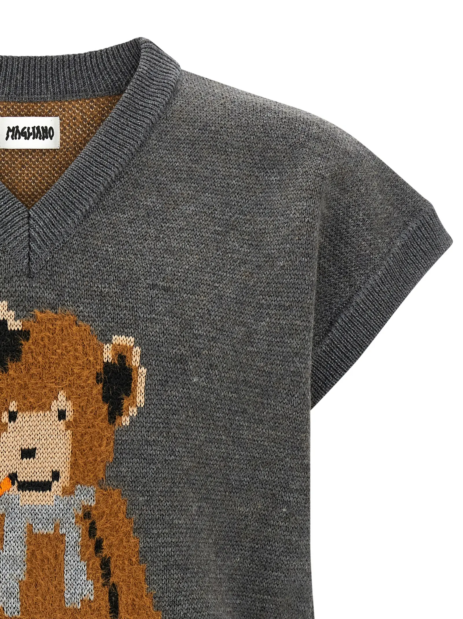 Жилет Teddy Bear Magliano Сірий 3 'Teddy Bear' vest Man MAGLIANO Gray