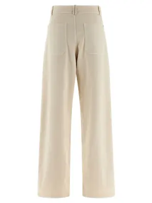 Pleat pants MH137P4018C8739 BRUNELLO CUCINELLI Beige