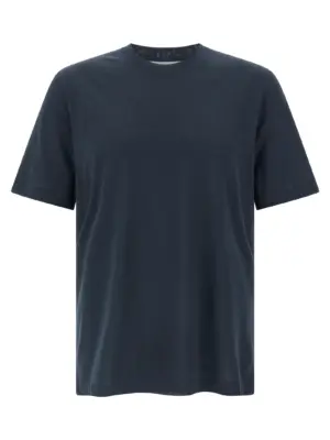 Silk t-shirt BRUNELLO CUCINELLI Blue
