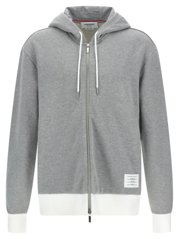 '4BAR' hoodie THOM BROWNE Gray