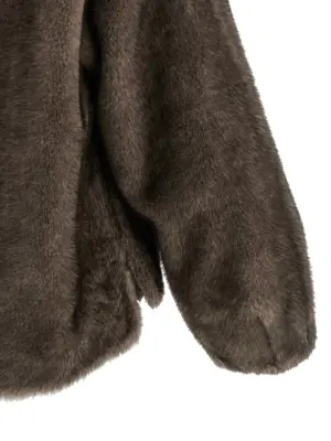 Mink faux fur 100% polyamide LOU ANDREA Brown