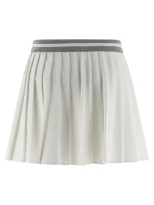 'Pleated' skirt ML153G3751C159 BRUNELLO CUCINELLI White