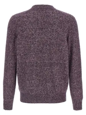 Buttoned cardigan MOH709206CPZ88 BRUNELLO CUCINELLI Purple