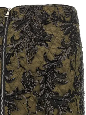 'Moni' skirt 100% polyester LE TWINS Green