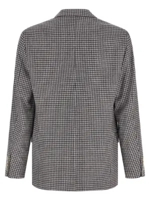 Houndstooth blazer MV4137BTDC012 BRUNELLO CUCINELLI Gray