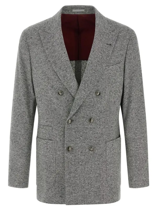 Grisaille blazer BRUNELLO CUCINELLI Gray