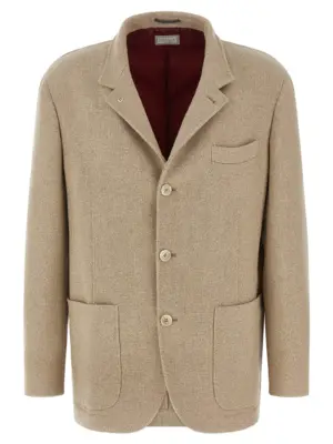 Blazer jacket BRUNELLO CUCINELLI Beige