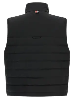 '4 Bar' vest MVD036XF1095001 THOM BROWNE White/Black