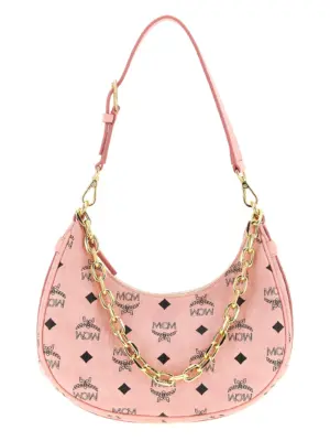 'Aren Crescent Hobo' shoulder bag MCM Pink