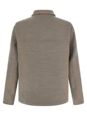 Wool jacket MY4966382CNH07 BRUNELLO CUCINELLI Beige