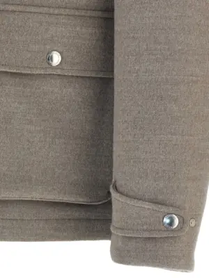 Wool jacket 100% wool BRUNELLO CUCINELLI Beige