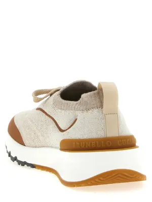 'Runners' sneakers Man BRUNELLO CUCINELLI Beige
