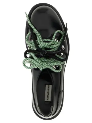 'Mountain' derby shoes 100% calfskin leather NAMACHEKO Black