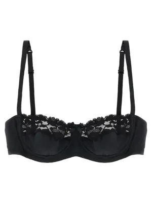 Bra in silk and lace DOLCE & GABBANA Black