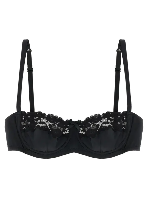 Bra in silk and lace DOLCE & GABBANA Black