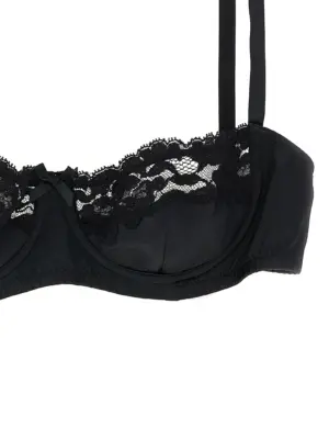 Bra in silk and lace Woman DOLCE & GABBANA Black