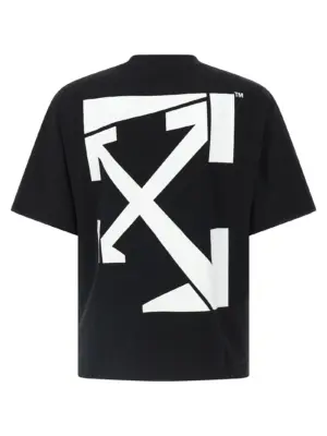 'Run Arrow Skate' T-shirt OMAA120F25JER00F10011001 OFF-WHITE White/Black