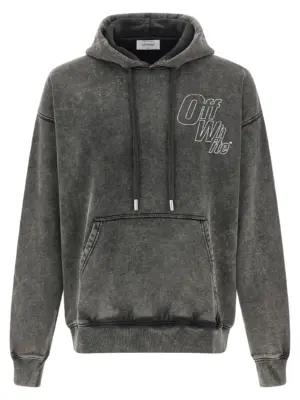 'Outline Arrow Skate' hoodie OFF-WHITE Gray