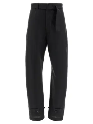 'Curved Tailored' pants LEMAIRE Black