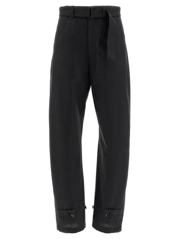 'Curved Tailored' pants LEMAIRE Black