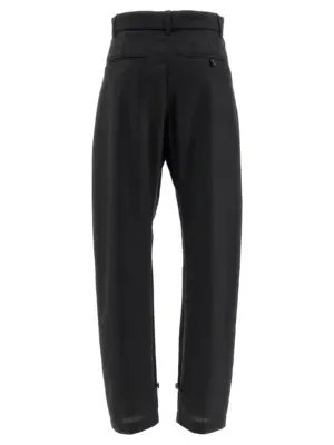 'Curved Tailored' pants PA1223LF414BK996 LEMAIRE Black
