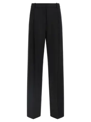 Fluid cady pants ELISABETTA FRANCHI Black