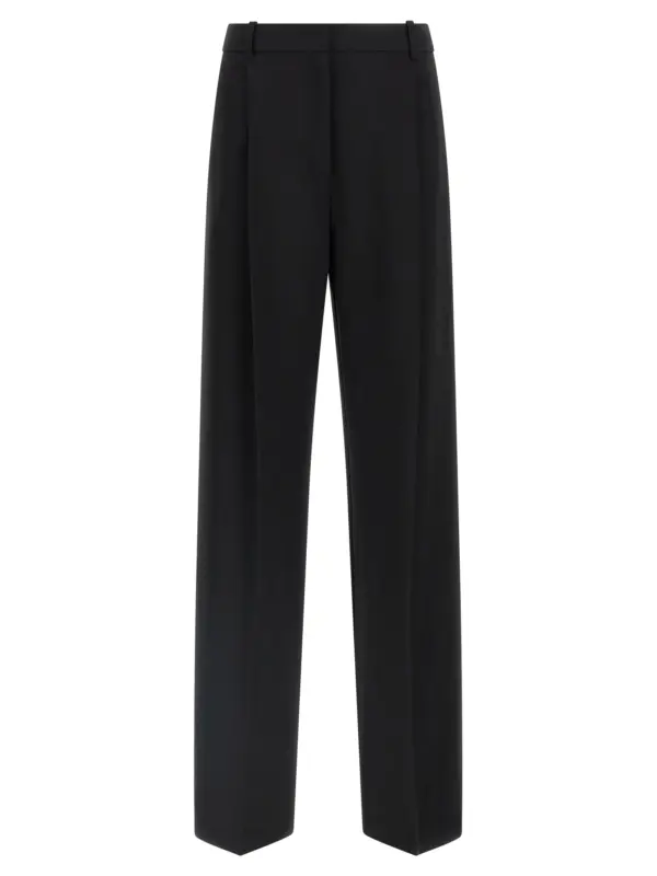 Fluid cady pants ELISABETTA FRANCHI Black