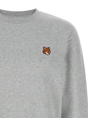 'Fox Head' sweatshirt Man MAISON KITSUNE Gray
