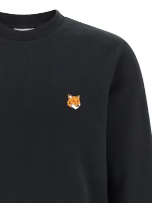'Fox Head' sweatshirt Man MAISON KITSUNE Black