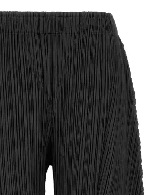 'Thicker Bottoms 2' pants Woman PLEATS PLEASE ISSEY MIYAKE Black
