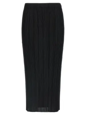 'Basics' skirt PLEATS PLEASE ISSEY MIYAKE Black