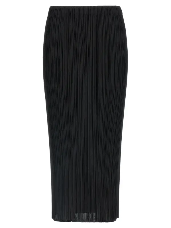 'Basics' skirt PLEATS PLEASE ISSEY MIYAKE Black