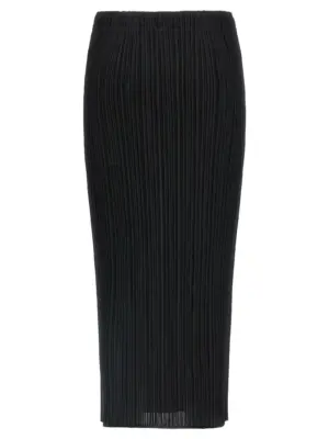 'Basics' skirt PP58JG11215 PLEATS PLEASE ISSEY MIYAKE Black