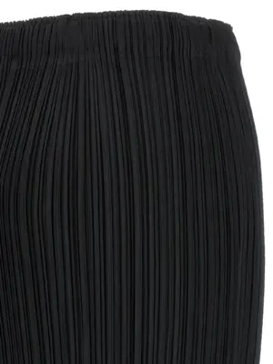 'Basics' skirt 100% polyester PLEATS PLEASE ISSEY MIYAKE Black