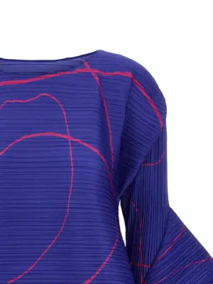 'Pause' dress Woman PLEATS PLEASE ISSEY MIYAKE Blue