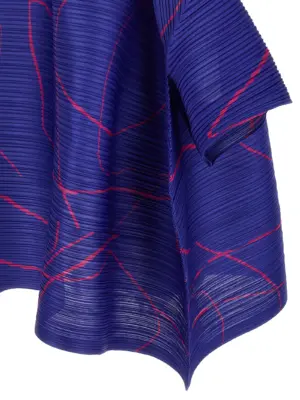 'Pause' dress 100% polyester PLEATS PLEASE ISSEY MIYAKE Blue