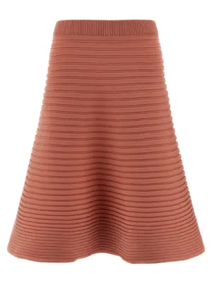 'Bounce Knit' skirt PLEATS PLEASE ISSEY MIYAKE Pink