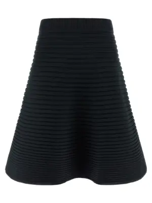 'Bounce Knit' midi skirt PLEATS PLEASE ISSEY MIYAKE Green