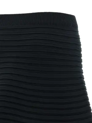 'Bounce Knit' midi skirt 100% polyester PLEATS PLEASE ISSEY MIYAKE Green