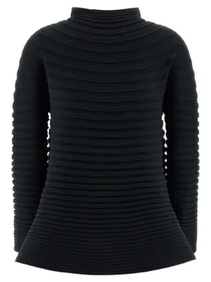 'Bounce Knit' top PP58KK84267 PLEATS PLEASE ISSEY MIYAKE Green