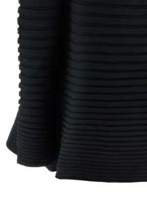 'Bounce Knit' top 100% polyester PLEATS PLEASE ISSEY MIYAKE Green