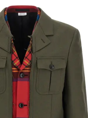 'Multi-layers' jacket Man COMME DES GARÇONS HOMME PLUS Multicolor