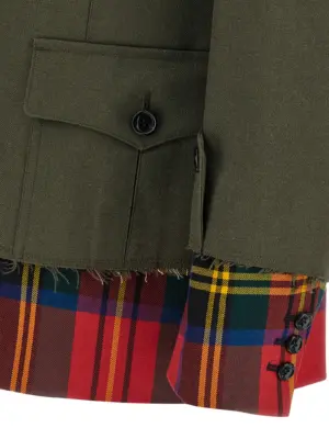 'Multi-layers' jacket 100% wool COMME DES GARÇONS HOMME PLUS Multicolor