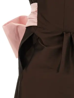 'Lina' dress 78% polyester 20% polyamide 2% elastane BERNADETTE Brown