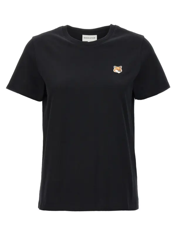 'Fox Head' T-shirt MAISON KITSUNE Black