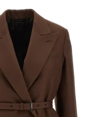 'Prisca' blazer Woman BRIONI Brown