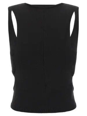 'Tanja' top RO02E4662KWVHWP09 RICK OWENS Black
