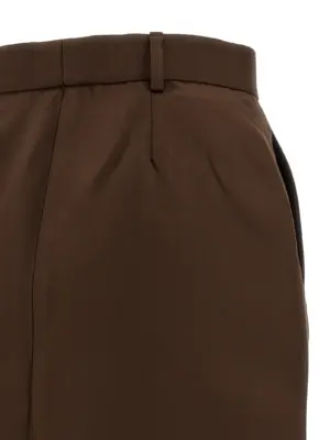 'Violante' skirt 100% silk BRIONI Brown
