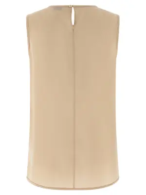 Silk top S0889300Q507325243 PESERICO Beige